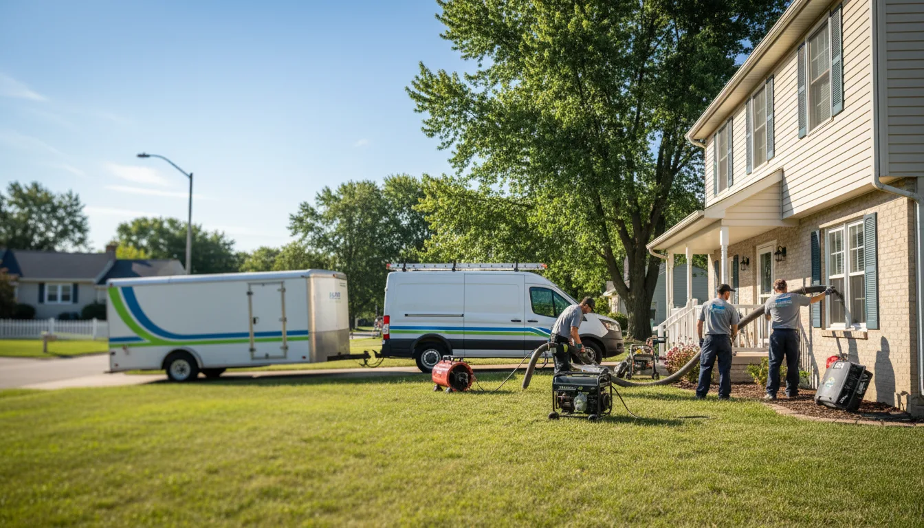 Flooded Basement Restoration And Cleanup With Repair in Big Lake, MN near me